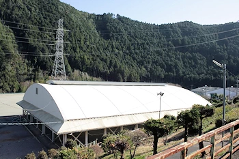 東栄ドームの風景