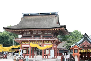 津島神社の風景