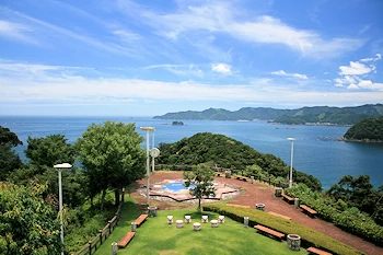 高塚山展望台の風景