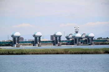 長良川河口堰の画像