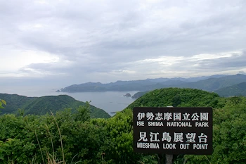見江島展望台の風景