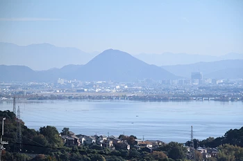 唐門近くからの眺めの風景