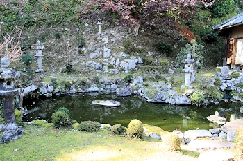 客殿庭園の風景