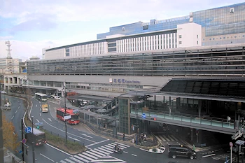 京都駅の風景