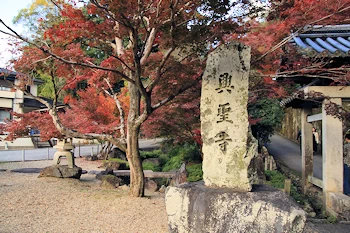 興聖寺の入口の風景