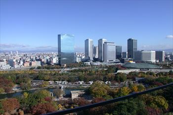 大阪城の風景