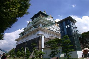 大阪城の風景