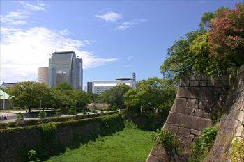 大阪城の風景
