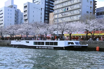 大阪水上バスの風景