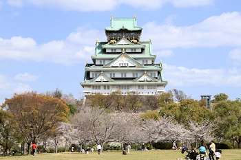 大阪城の風景