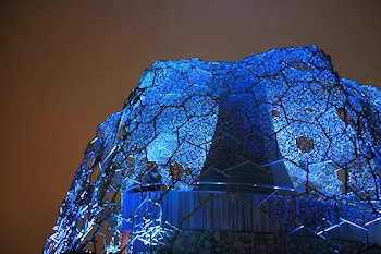 六甲枝垂れの風景