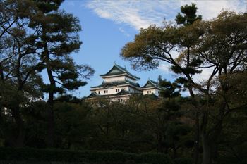 和歌山城の風景