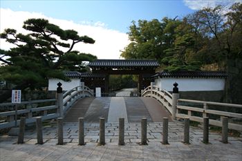 和歌山城の風景