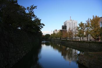 和歌山城の風景
