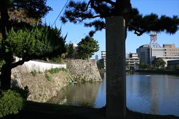 和歌山城の風景