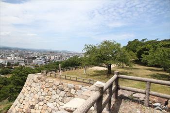 鳥取城の風景