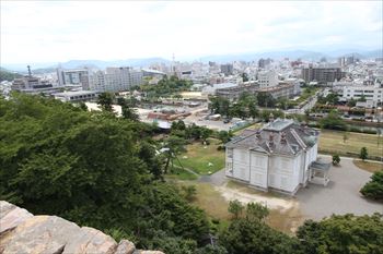 鳥取城の風景