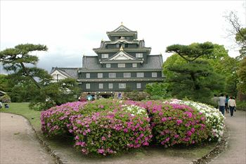 岡山城の画像