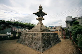 日本一石灯籠の風景