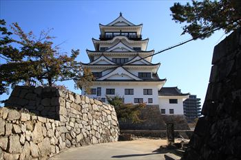 福山城の風景