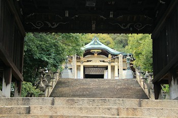 沼名前神社の風景