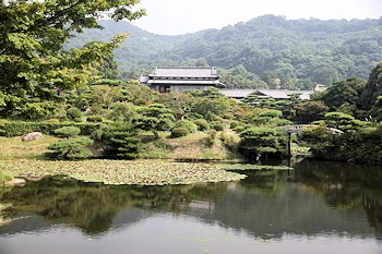 毛利氏庭園の風景