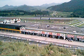 MINEサーキットの風景