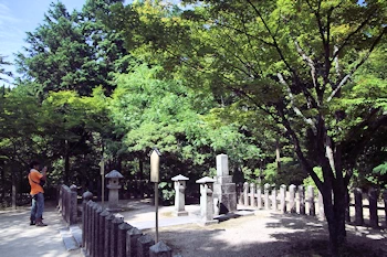 高杉晋作墓の風景