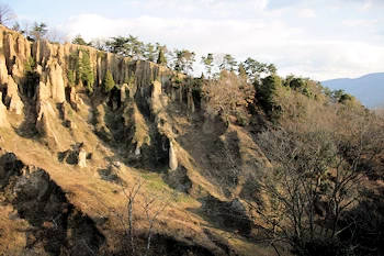 阿波の土柱の画像