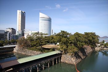 高松城の風景