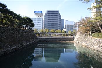高松城の風景