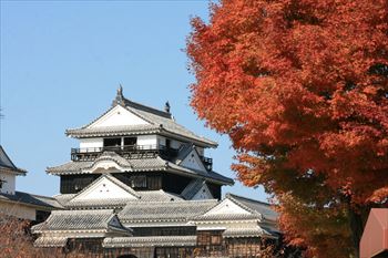松山城の風景