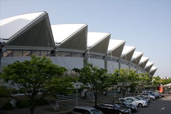 穴生ドームの風景