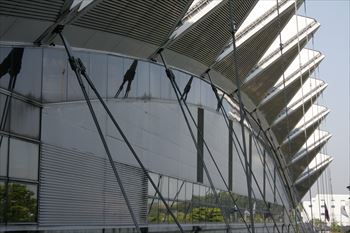 穴生ドームの風景