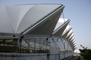 穴生ドームの風景