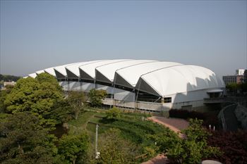 穴生ドームの風景