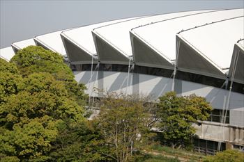 穴生ドームの風景
