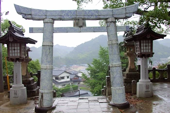 陶山神社の風景