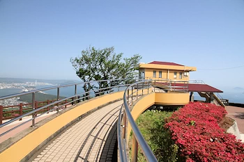 鏡山展望台の風景