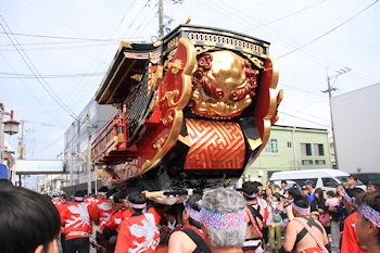 唐津くんちの風景