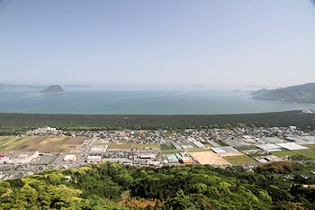 虹の松原中央の風景