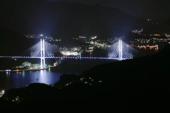 ながさき女神大橋の風景