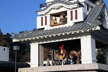 人吉城からくり時計の画像