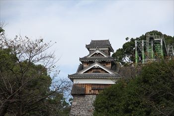 熊本城の風景