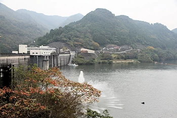 耶馬渓ダムの画像