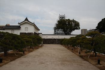 大分府内城の風景