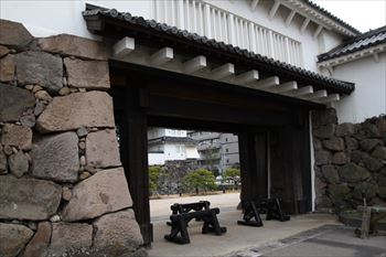 大分府内城の風景