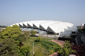 穴生ドームの風景