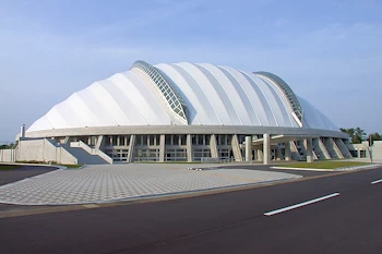 木の花ドームの風景