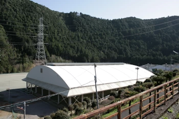 東栄ドームの風景